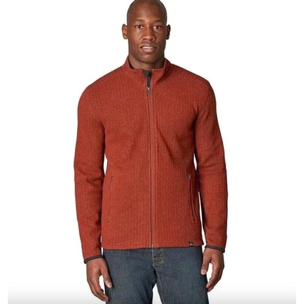prAna Mens Cocoa Barclay Sweater X-Large Jacket‎